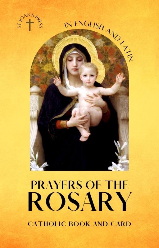 Prayer of the Rosary in English and Latin Cover